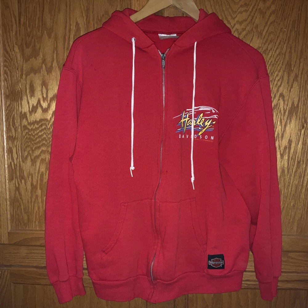 Vintage 1991 Harley Davidson sweatshirt Hoodie WI